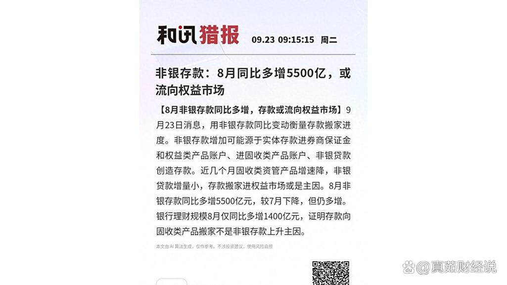 炒股资金杠杆_非银存款增长原因分析_居民存款搬家效应