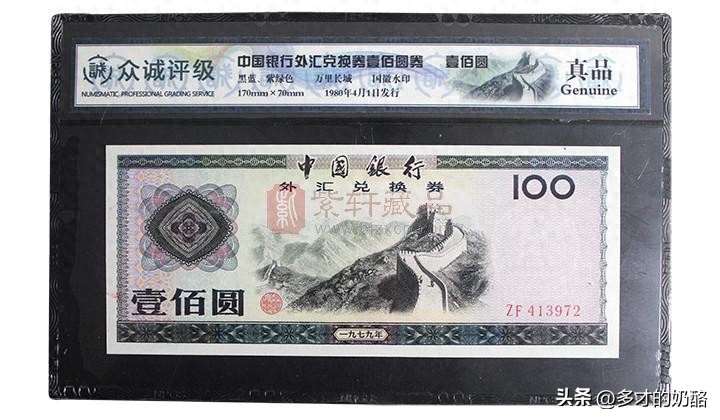 2026外汇券各版本面值最新价格表及市场价值参考