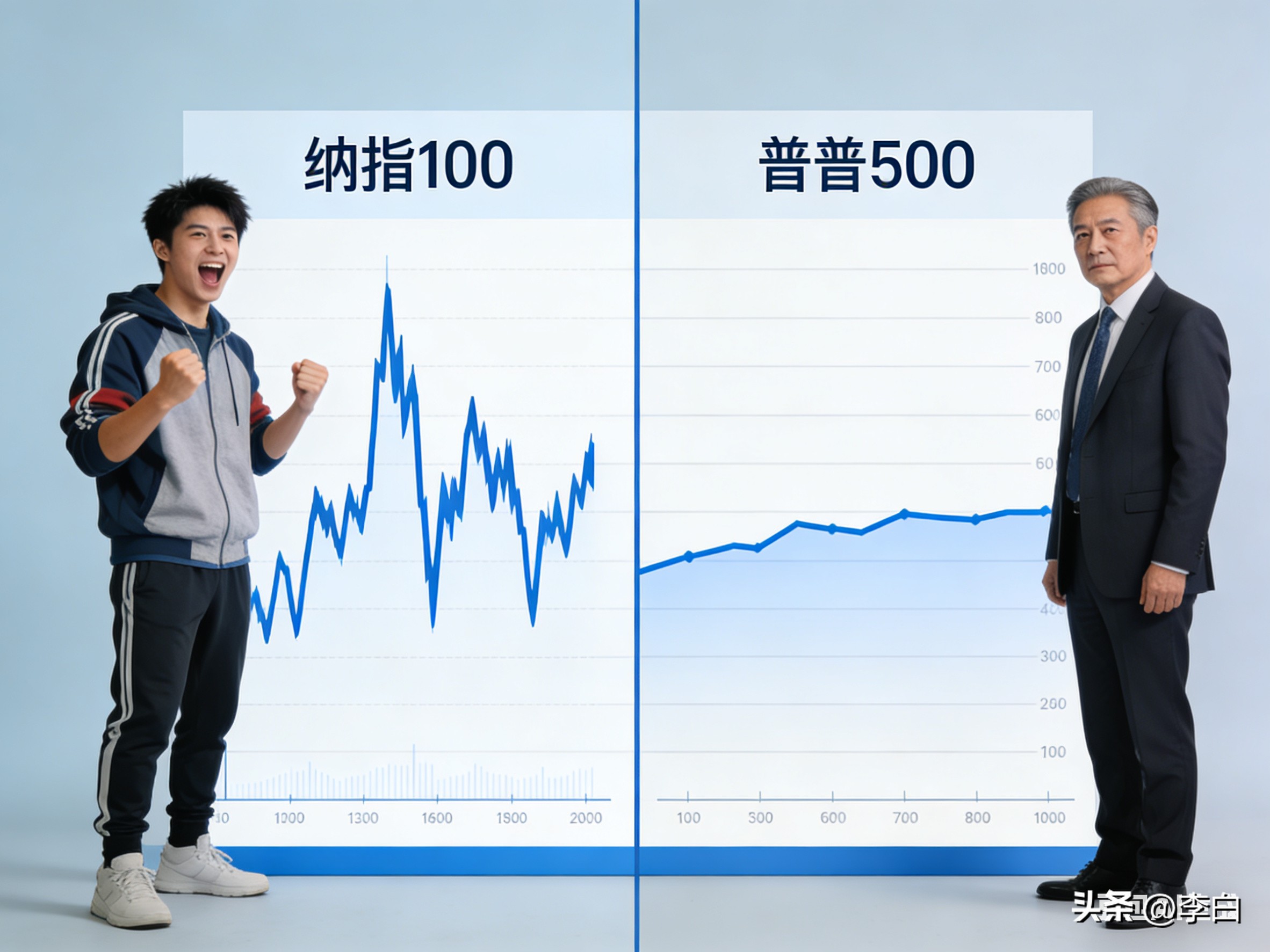 买纳指100与标普500的差异_投资者风险承受力与年龄圈层分析_中国可以直接买美股吗